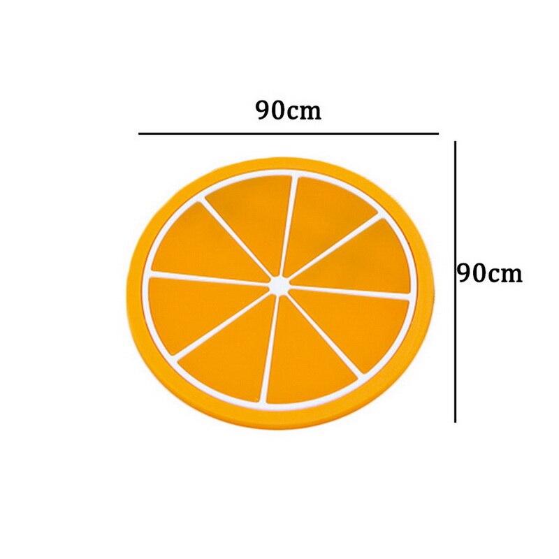 Dalbana färgglada fruktform silikon kopp pad slip isolering pad kopp mat pad drink hållare porslin placemat 6 stil