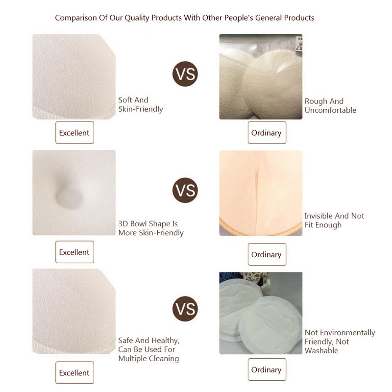 4 stücke Anti-Galactorrhea Pad Schwangere Frauen Dicke Dreidimensionale Baumwolle Anti-Galactorrhea still-Bh Pad Wiederverwendet Waschbar Pad