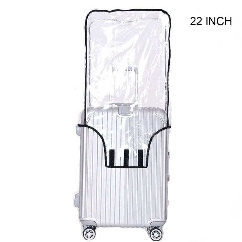 Luggage Cover Clear PVC Suitcase Cover for Carry on Luggage: 22inch