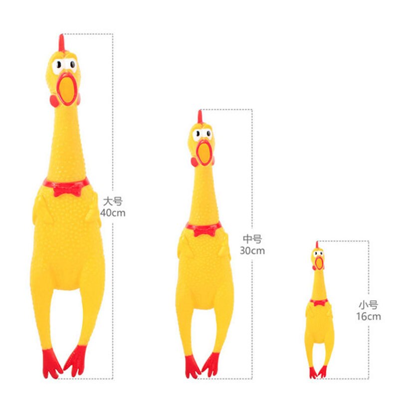 2022 Funny Screaming Chicken Squeeze Sound Toy Pets Dog Toys Product Shrilling Decompression Tool Squeak Vent chicken