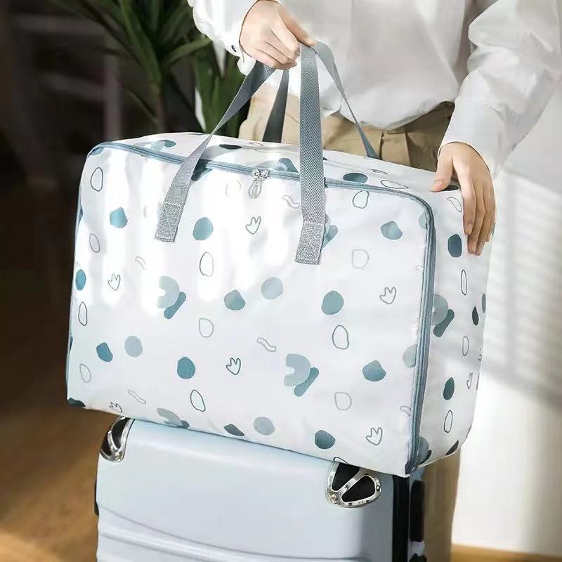 Bolsa de equipaje impermeable, plegable, lavable a máquina, bolsas de almacenamiento de ropa de viaje con cremallera, bolso grande de viaje, bolsa de lona de portátil
