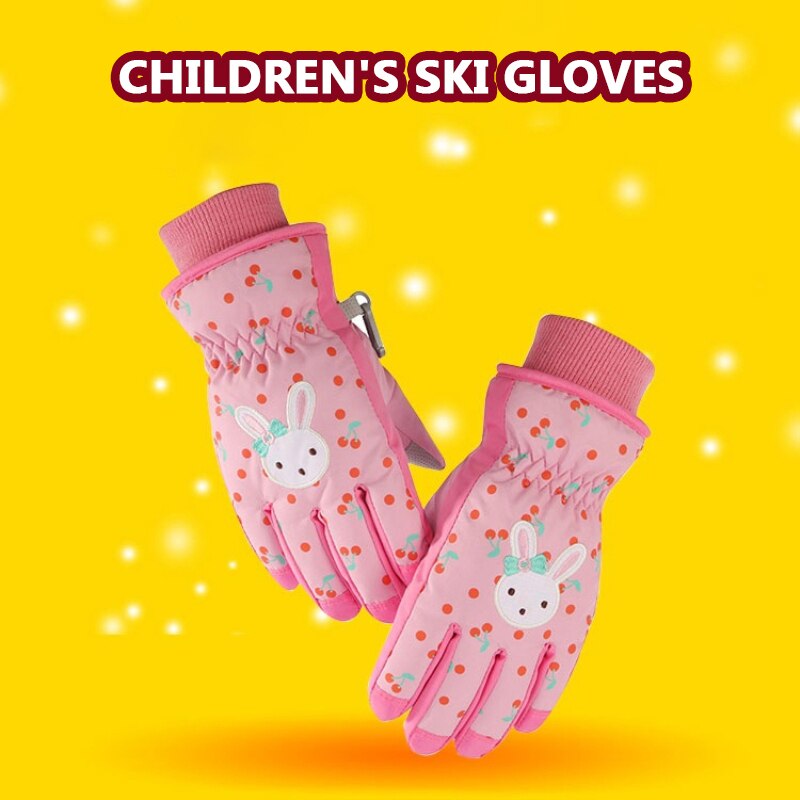 Mädchen Jungen Wasserdichte Warme Handschuhe Ich bin Freien freundlicher Ski Handschuhe Jungen Für Sport Skifahren Radfahren Für Winter Warme Wasserdichte Handschuh