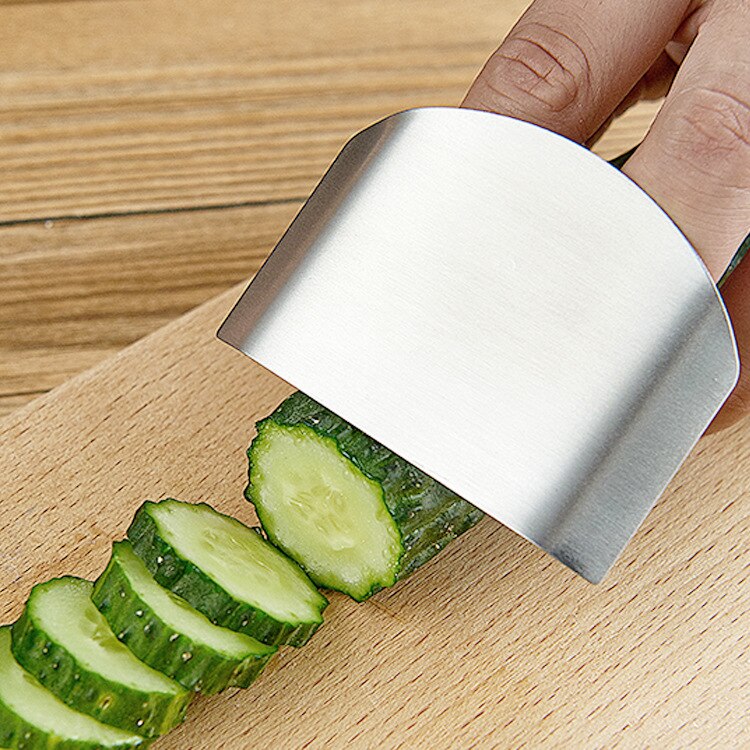 Rvs Snijden Groente Finger Guard Anti-snijden Artefact Creatieve Keuken Tool Hand Vinger Protector