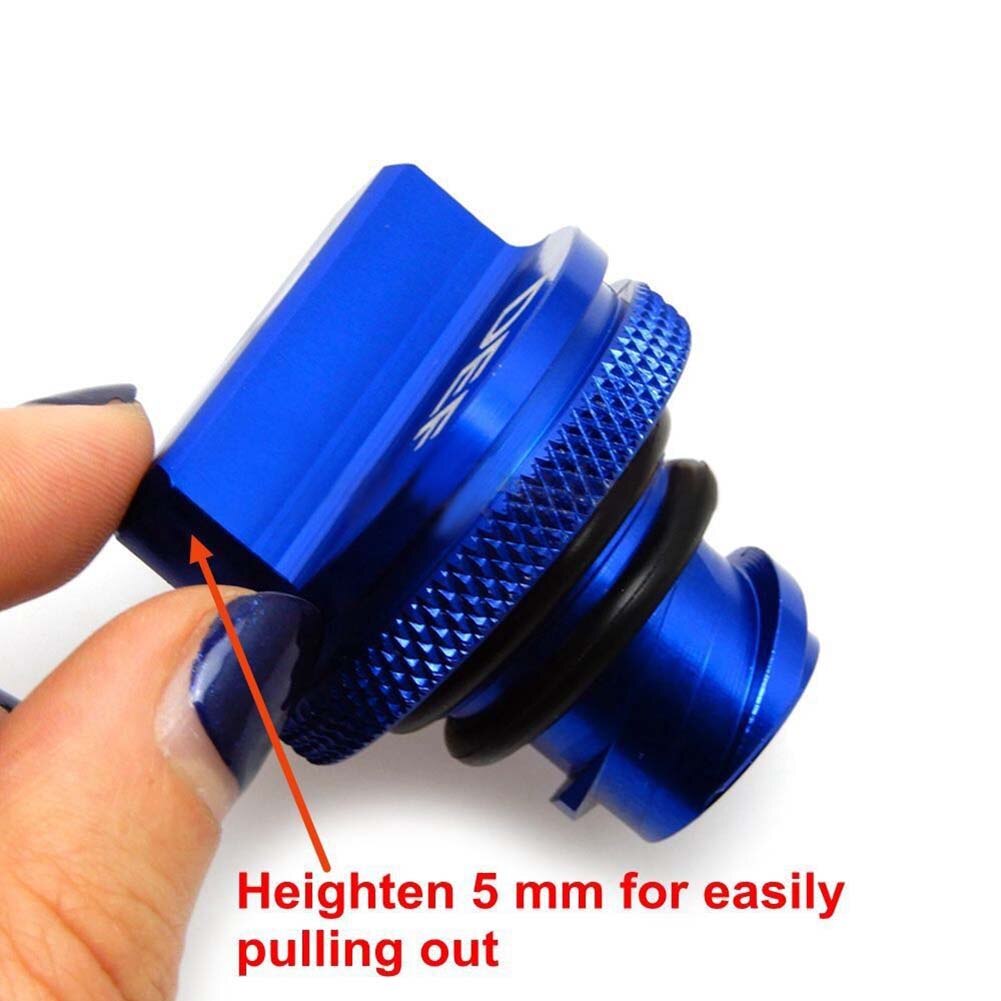 Diesel Aluminium DEF Brandstof Cap Blauw Truck Permanente Cap voor Dodge Ram Automotive Onderdelen Gesloten Vergrendeling tankdop