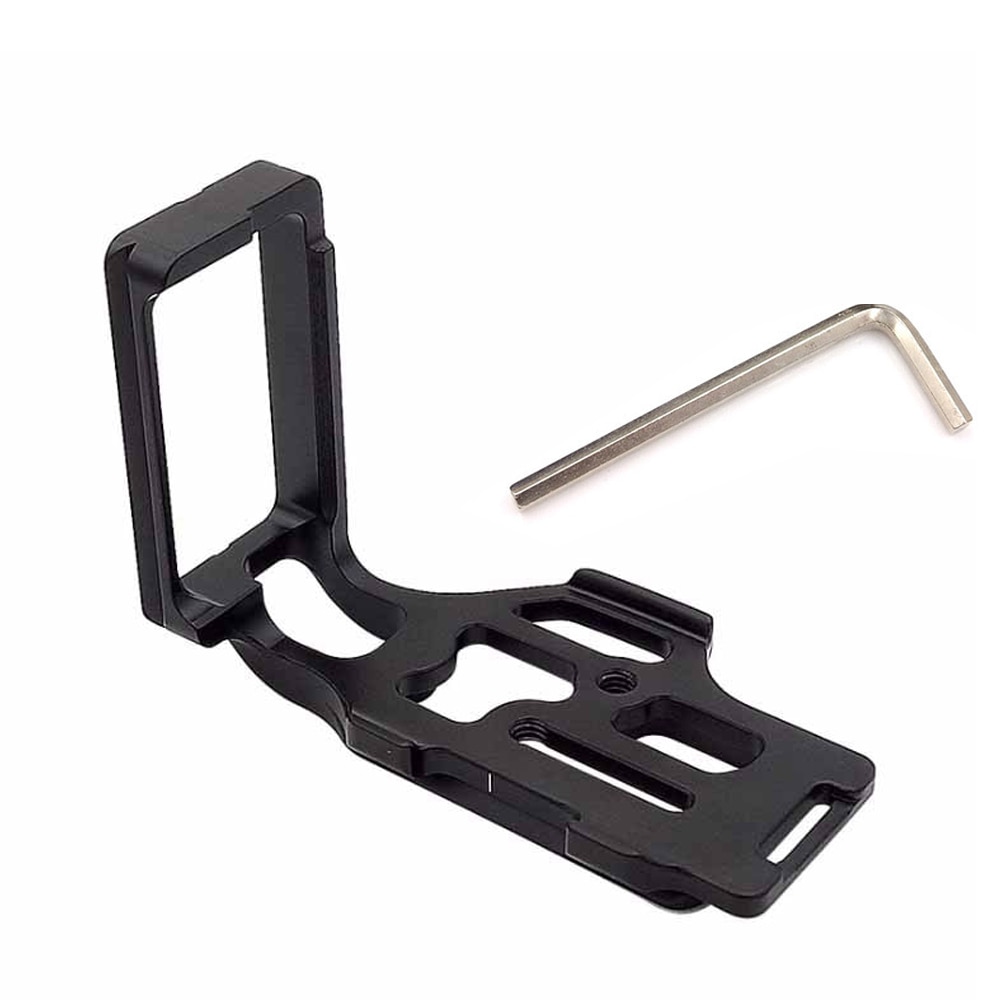 Jintu Black Metal Quick Release L-Plate Bracket Hand Grip Voor Nikon D800 D800E D810 Dslr Camera