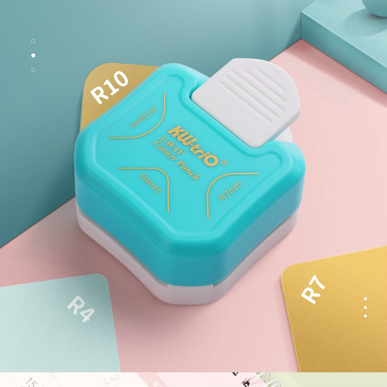 R4 R7 R10 3 In 1 Corner Rounder Papier Stoten Border Punch Ronde Hoek Paper Cutter Card Scrapbooking Voor Diy handgemaakte Ambachten: Default Title