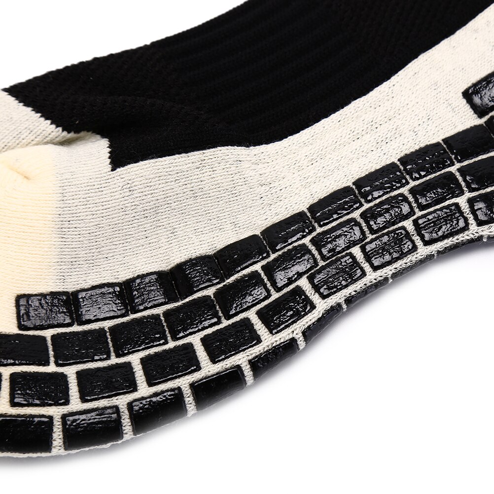 Mannen Boy Katoen Cushioned Crew Sokken Voetbal Basketbal Sport Anti Slip Hoge Sokken