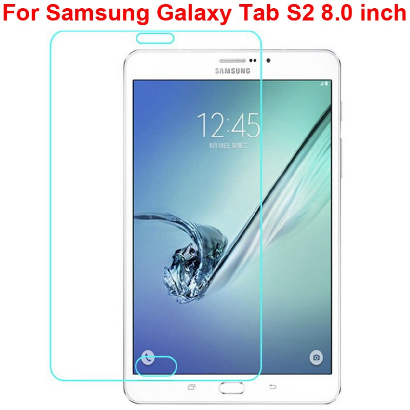 9 H Gehard Glas Screen Protector Voor Samsung Galaxy Tab S2 8.0 inch T710 T713 T715 T719 Super Dunne Screen film Cover Guard
