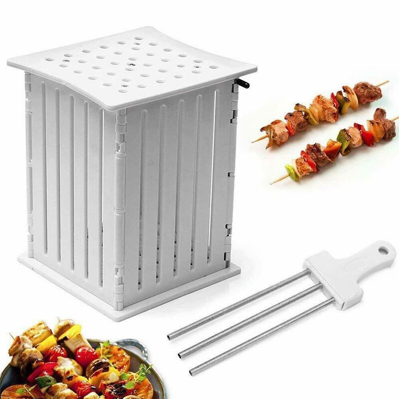SZS 36 Holes Meat Skewer Barbecue Kebab Maker Bbq Grill Skewer Machine