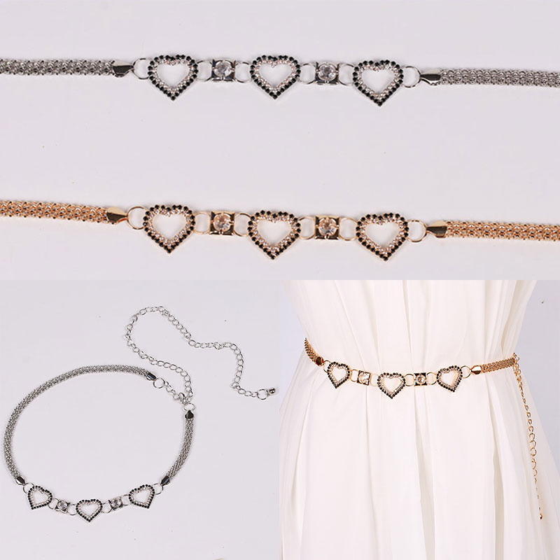 Cinturón De Cadena Para Vtidos De Mujer, Cinturon De Cintura De Metal De Diseño De Lujo Punk Con Flecos, Cinturon De Vtido Femeninos - China Correa De Cadena Y Cadena De Banda