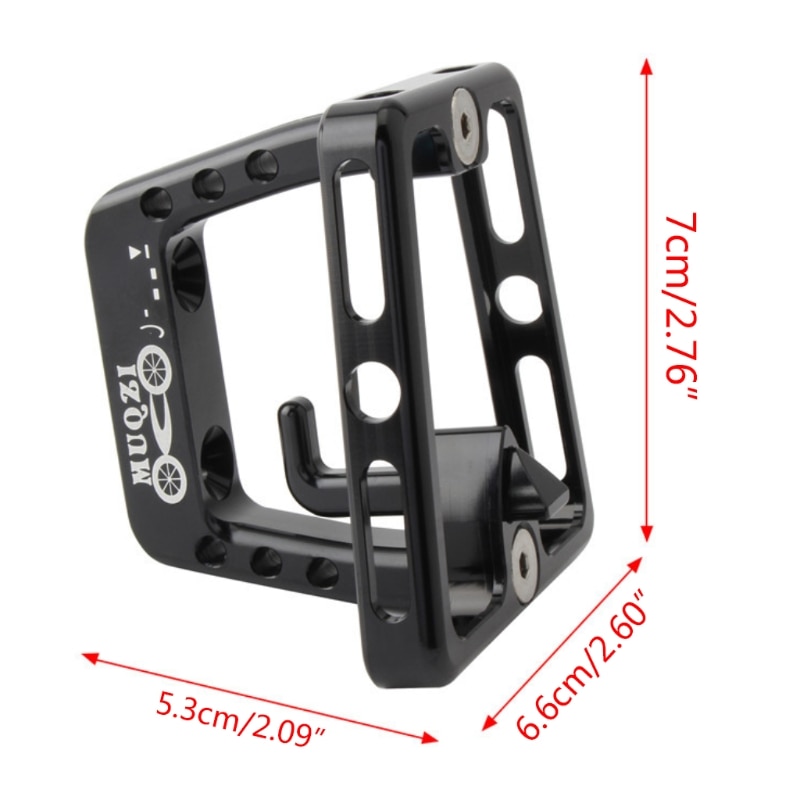 Aluminium Fiets Voordrager Blok Tas Beugel Rack Houder Voor Brompton Opvouwbare Fietsen Bike