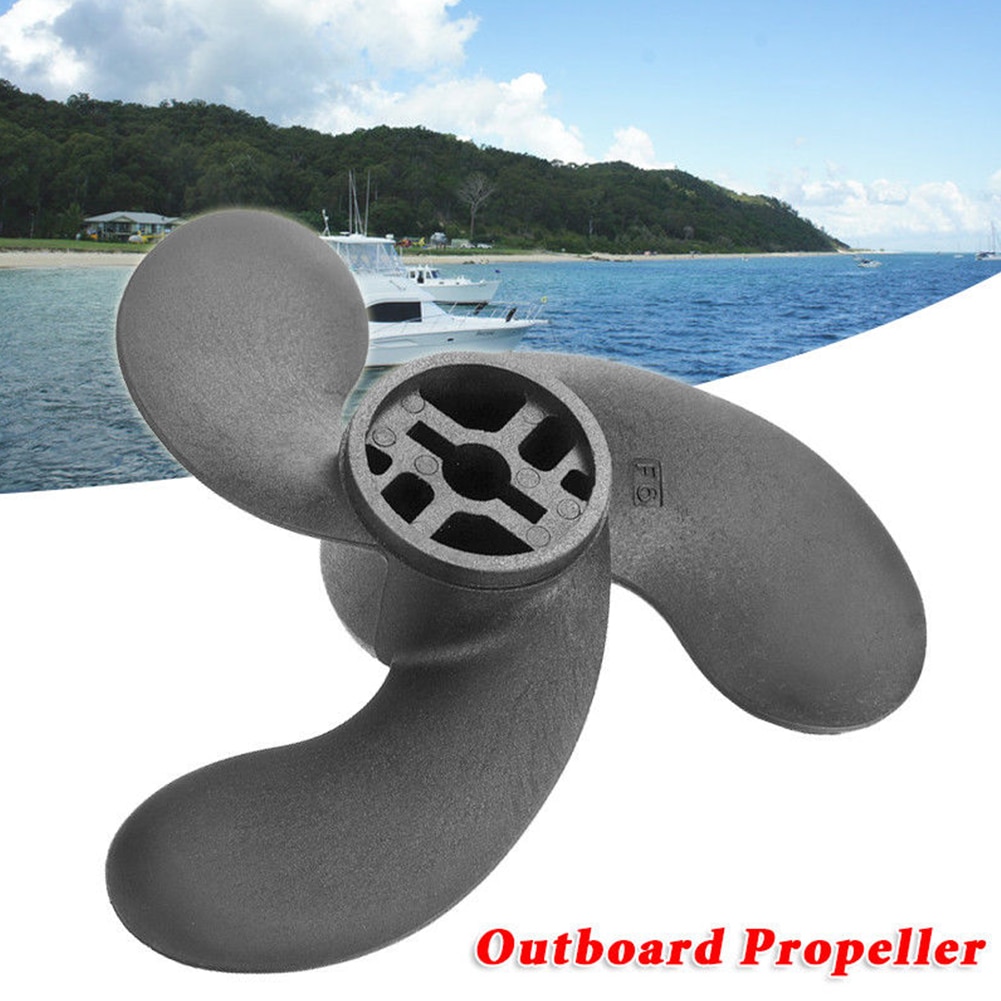 Propeller Aluminium Wit 2HP Accessoires Professionele Praktische Buitenboordmotor Installeren Boot Duurzaam Voor Yamaha