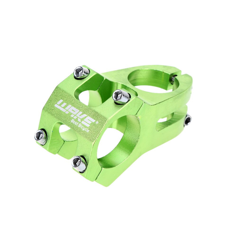 WAKE-tige de guidon de vélo en alliage d'aluminium, pour vtt, cyclisme en montagne, diamètre de 31.8mm, rouge/bleu/or/noir: green