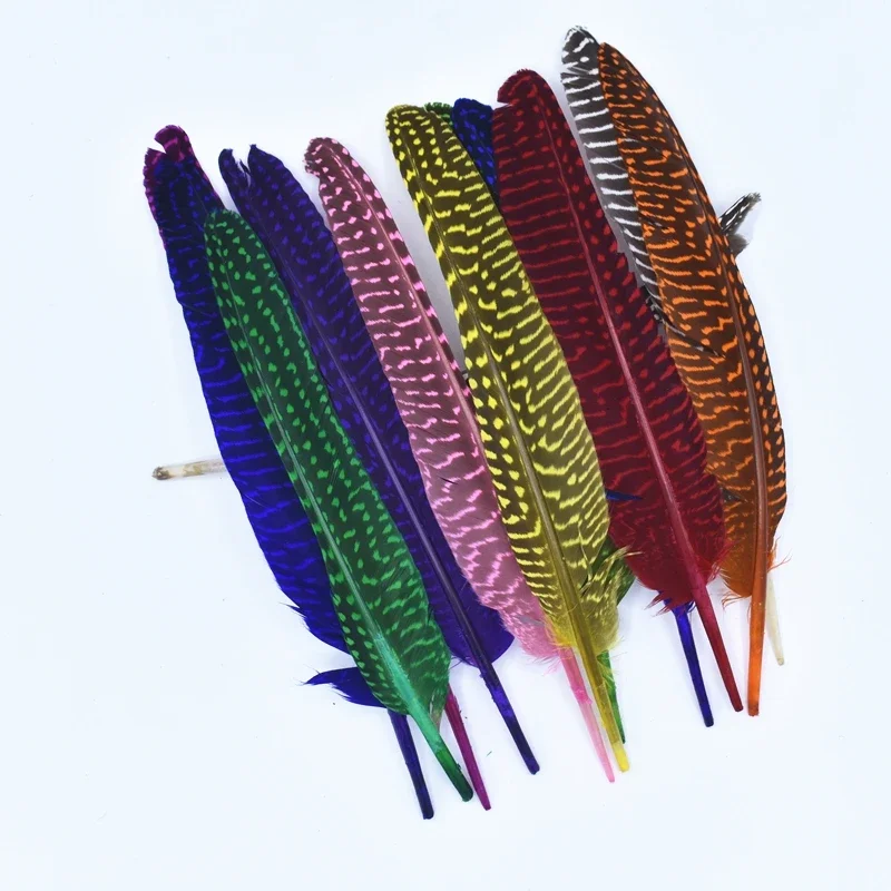 Polka Punkt Meerschweinchen Henne Flanke PerlenflüGel Hühnerfedern Kunsthandwerk Fasanenfeder Schmuck Kunsthandwerk Zubehör Dekoration