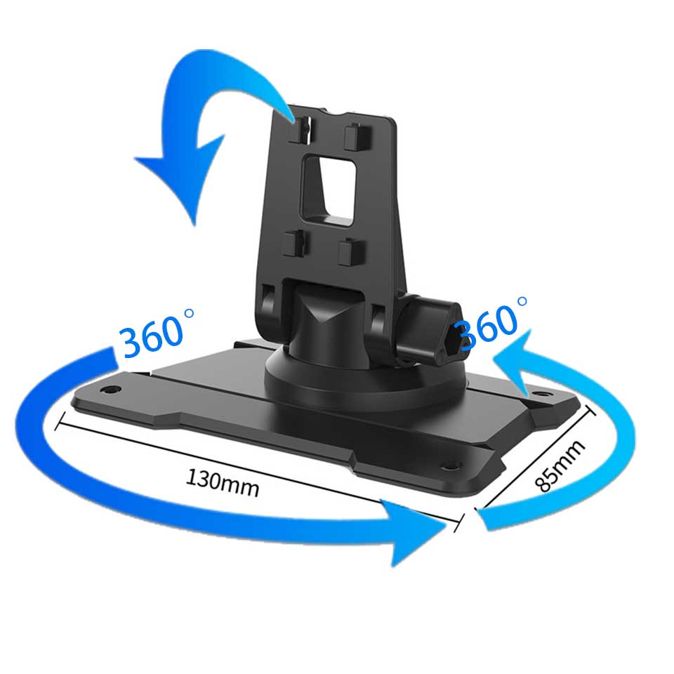 Imagebon Auto DVR Soorten Houder Mount DV GPS Navigatie Camera Beugel Basis Draaibare Auto Accessoires: Black