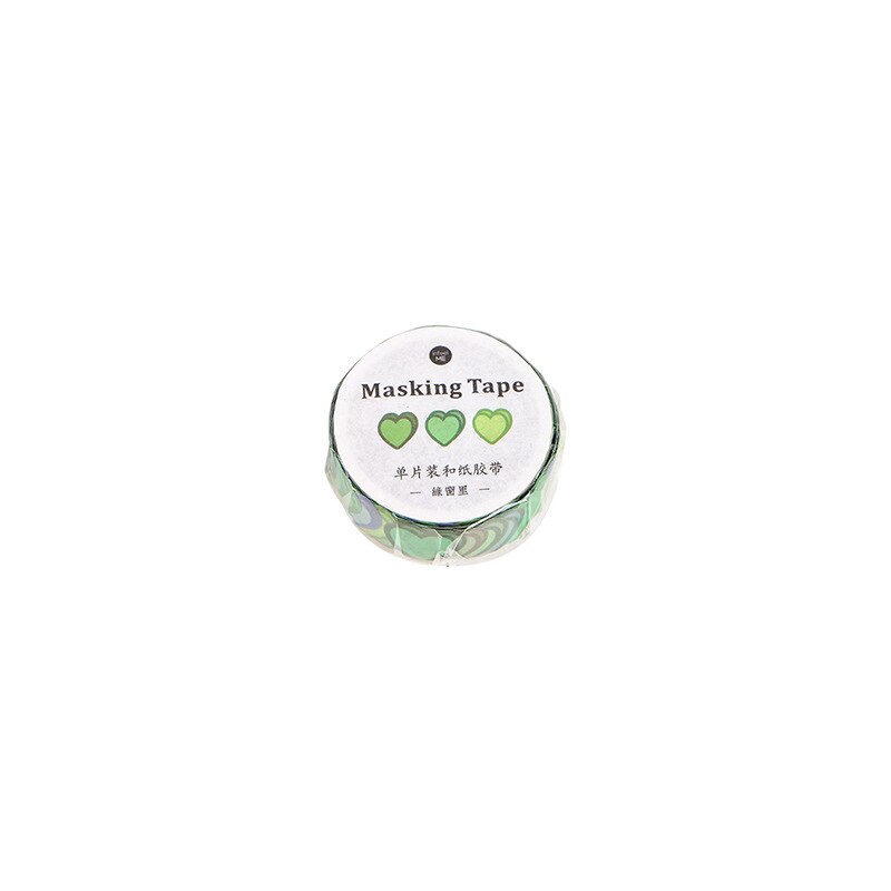 100Pcs Harten/Roll Mooie Hart Papier Decoratieve Stok Label