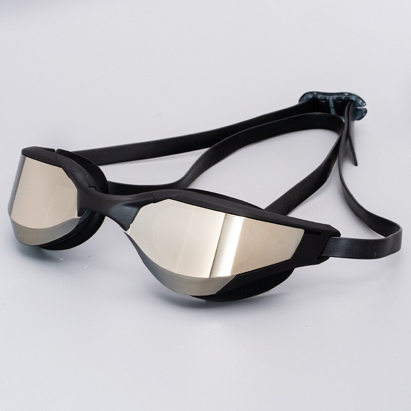 Swim Goggles with Case and Replacement Nose Bridge Anti-Fog UV Water Glasses Silicon Swimming Glasses for Men Women