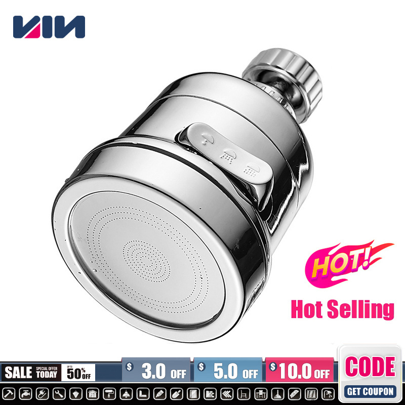 Adattatore universale per rubinetto da cucina a 3 modalità aeratore soffione doccia pressione risparmio idrico domestico gorgogliatore filtro antispruzzo rubinetto ugello connettore