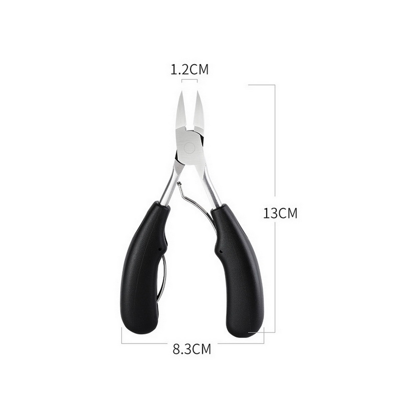 Toe Nail Clippers Remove Dead Skin Nail Correction Nippers Ingrown Toenail Cuticle Scissor Edge Cutter Thick Pedicure Care Tool