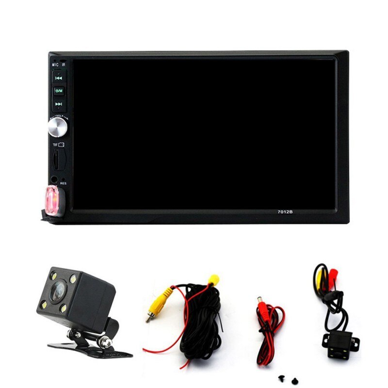 Car Players Radio Connect Android Phone Car Multimedia Player IPS Touch Screen 7inch Gps Navigation Car Video: With camera