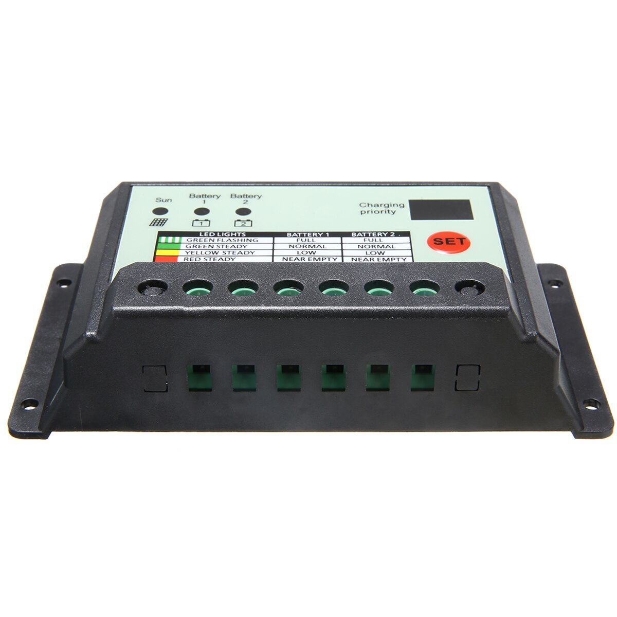 20A 12V/24V Batterijen Dual Batterij Solar Laadregelaar Regulator Solar Power Controllers Voor Elektrische Apparatuur & levert