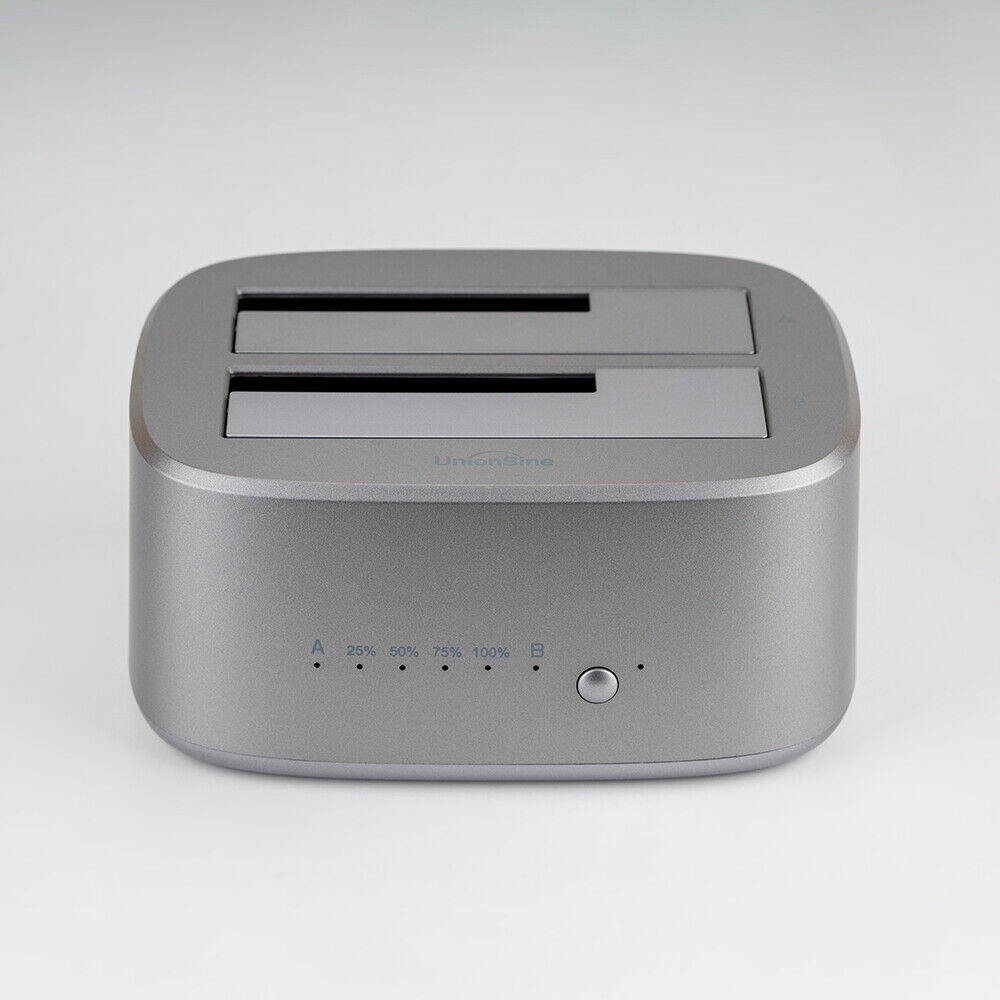Unionsine dual bay hdd docking station mit offline clone sata zu usb 3,0 hdd clone docking station für 2.5/3.5 ''ssd hdd hülle: Default Title