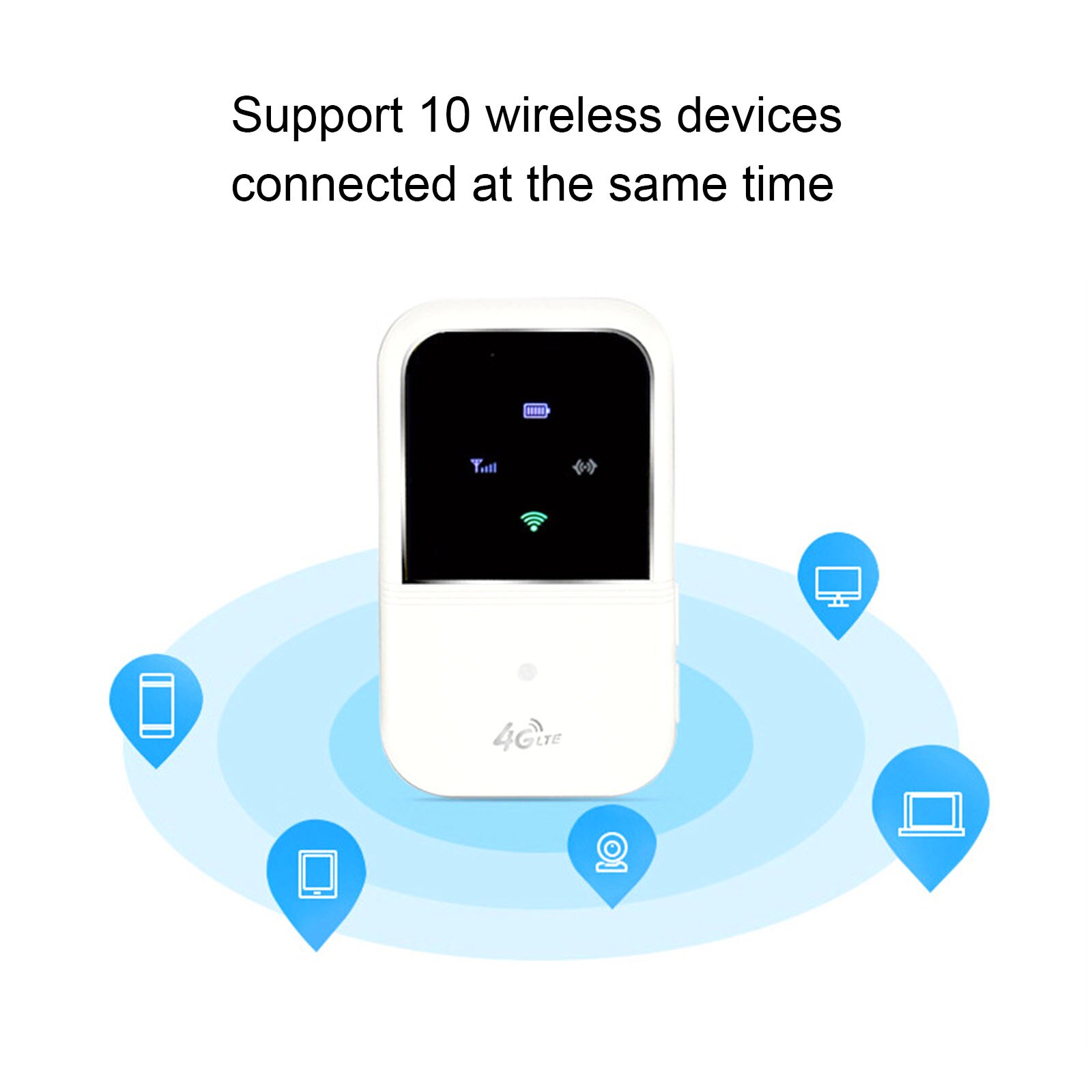 4G LTE WIFI Router 150Mbps Mobile Broadband Hotspot SIM Entsperrt Wifi Modem Für Auto Wi-Fi Mit Sim Karte slot Wireless Router