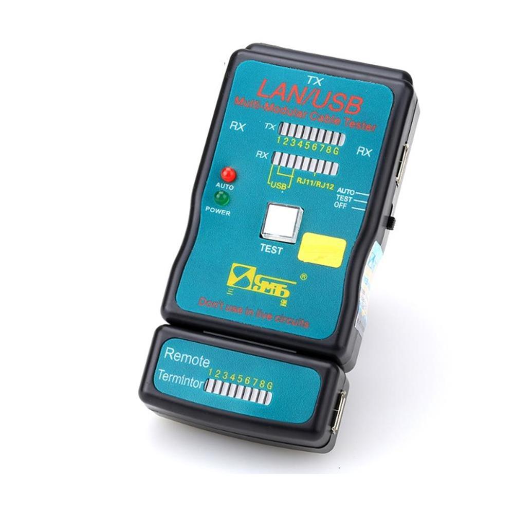 CT-168 Multi-Modular Network RJ45 Cat5 RJ11 Ethernet Cable LAN USB Tester and USB Cable Test