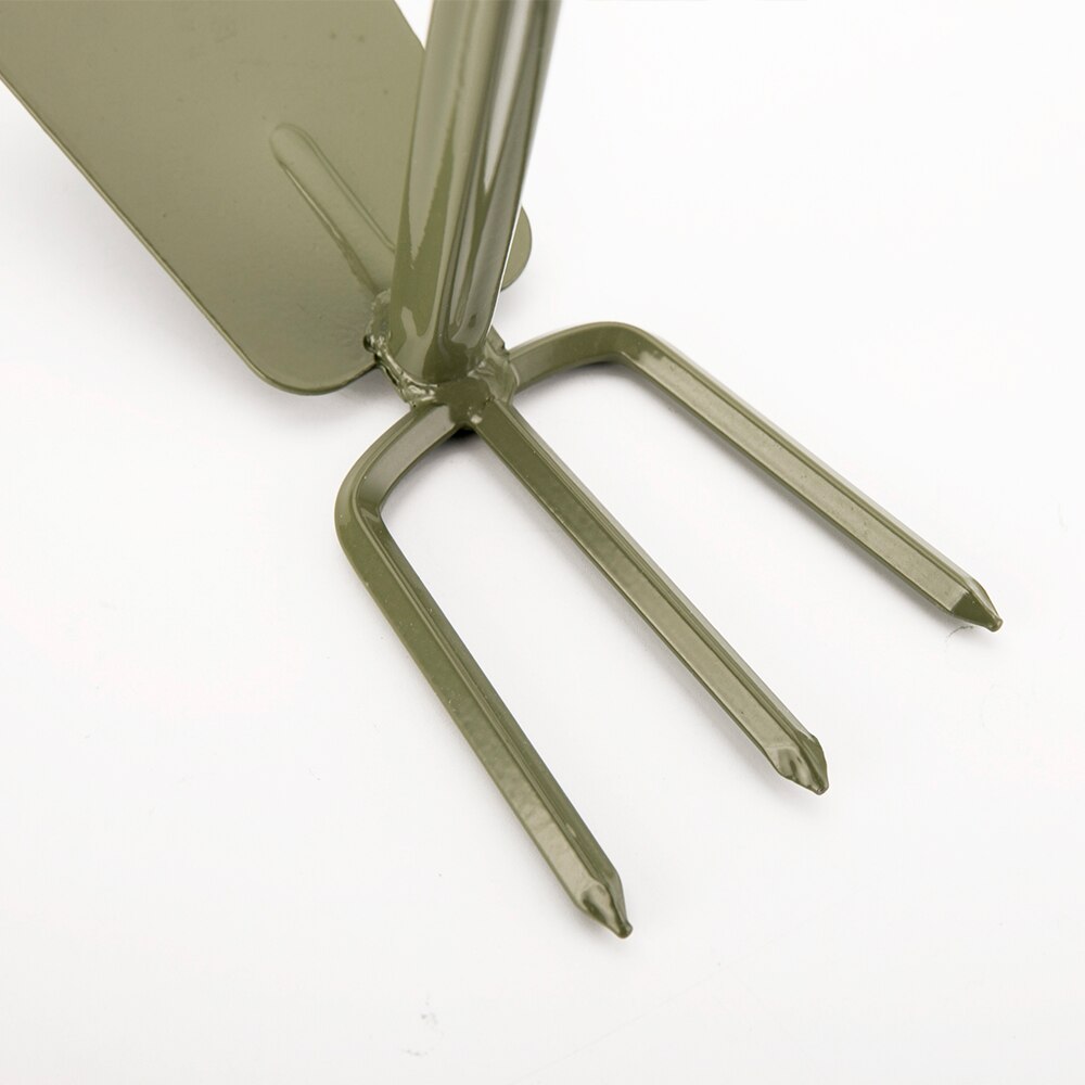 Sungmor 2 in 1 Double Hoe Small Gardening Tool, Strong & Sharp Hoeing and Loosening Soil Hand Tool, Comfort Handle