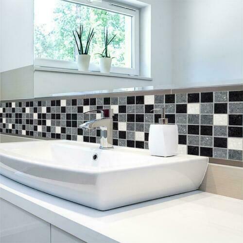Køkken fliser klistermærker badeværelse mosaik klistermærke selvklæbende vandtæt boligindretning