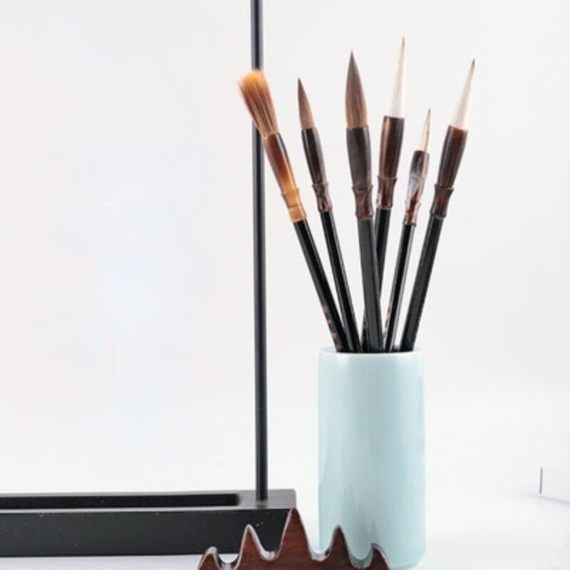 Chinese Traditional Calligraphy Brush Pen Set Weasel Multiple Hairs Calligraphy Writing Brush Landscape Painting Calligraphy Pen