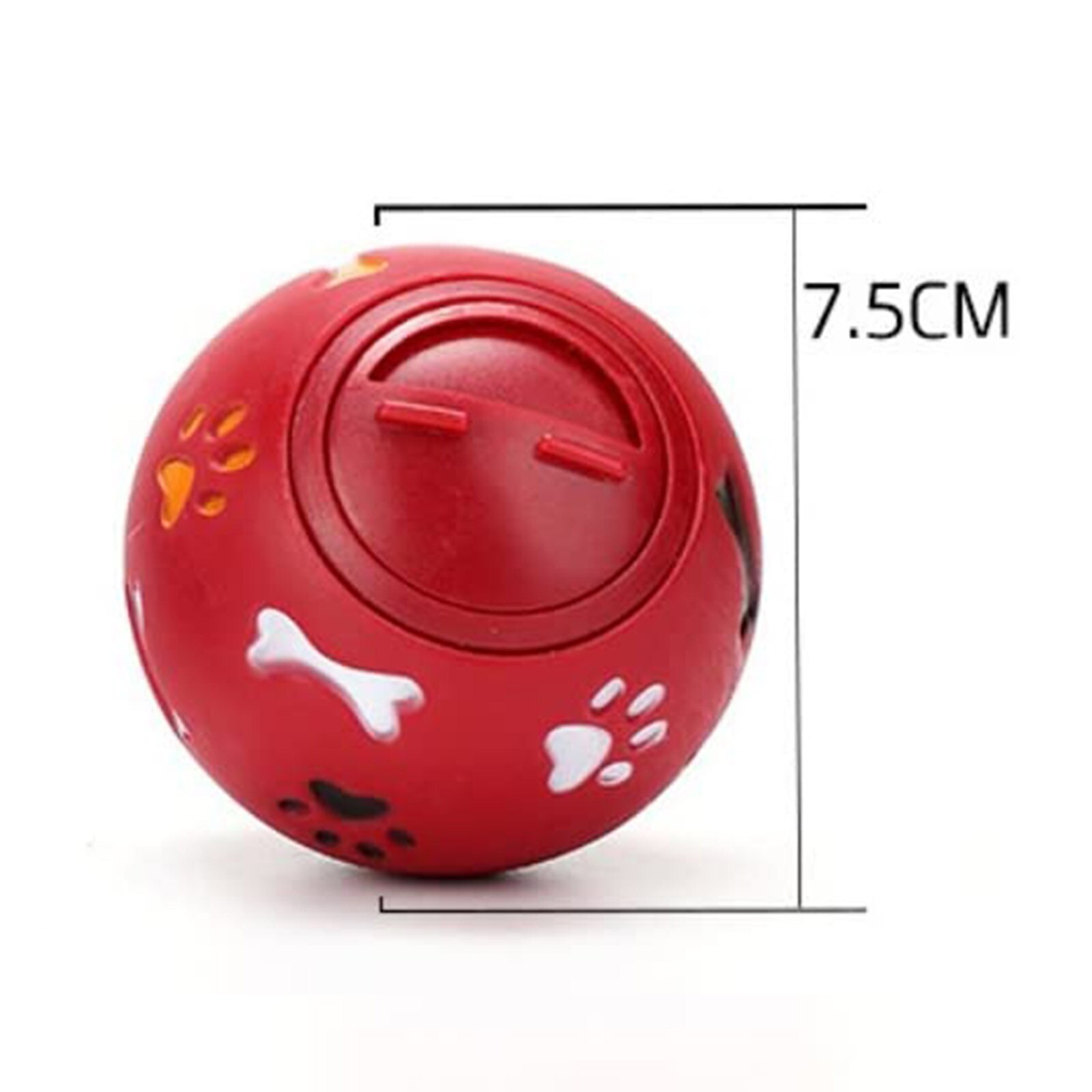 Pelota de goma para masticar para perros de compañía, alimentadores de ortodoncia para perros de compañía, juguetes interactivos para limpiar los dientes, suministros para mascotas, n. ° T2P