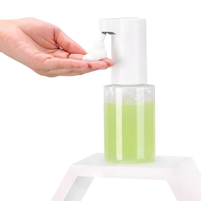 Automatisk induktion smart skum sæbedispenser kontaktfri badeværelse shampoo dispenser hjemmekøkken håndsprit flaske pumpe
