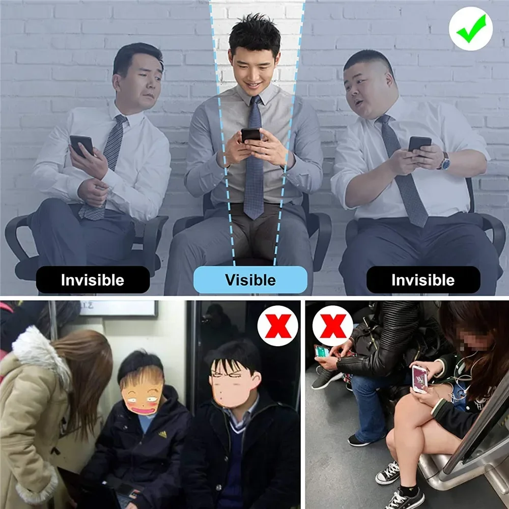 360 Degree Privacy Screen Protector For iPhone 17 16 15 14 13 12 11 Pro MAX XS Max Anti-Spy Screen Protector For iPhone 15 Plus