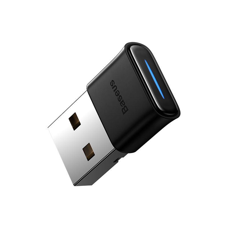 Baseus BA04 Adapter USB Bluetooth 5.1 5.0 muzyka odbiornik Audio nadajnik dla PC głośnik do laptopa bezprzewodowa mysz wtyczka Bluetooth: Default Title