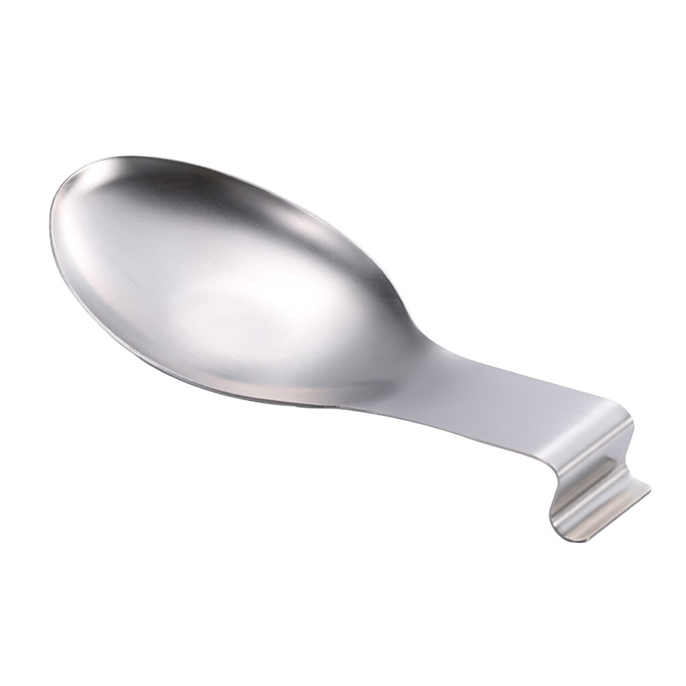 Wall Hanging Home Brushed Finish Kitchen Storage Stainless Steel Dishwasher Safe Desktop Spatula Holder Spoon Rest Rustproof
