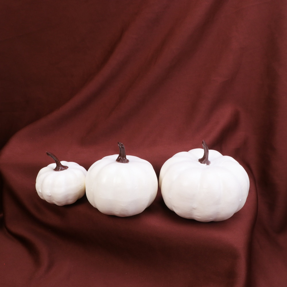 12pcs Party Props Funny Artificial Vivid Halloween Decoration Pumpkin Prop Pumpkin Toys Party Supplies Foam Pumpkin