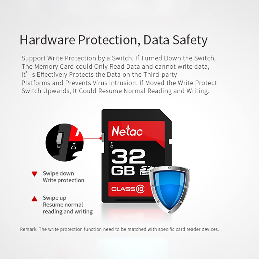 Netac P600 Sd-kaart 32Gb Sdhc/Sdxc Originele Geheugenkaart 64Gb Klasse 10 U1 Hoge Snelheid Van 80 Mb/s 16Gb 128Gb Voor Camera & Dv & Laptop