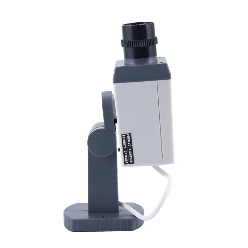 Di SICUREZZA fittizia LED FOTOCAMERA Girevole Motion Activated Luce-Potenza Della Batteria A Casa Falso