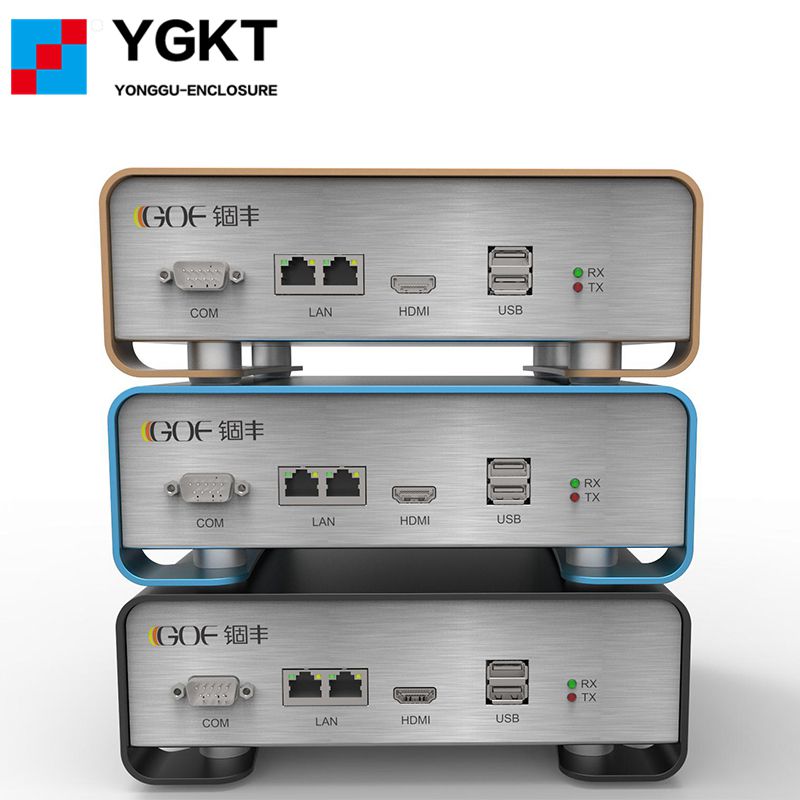 Aluminum extrusion electronic projects enclosure diy extrued box brushed aluminum profiles chassis P01 208.4*71.5*189mm