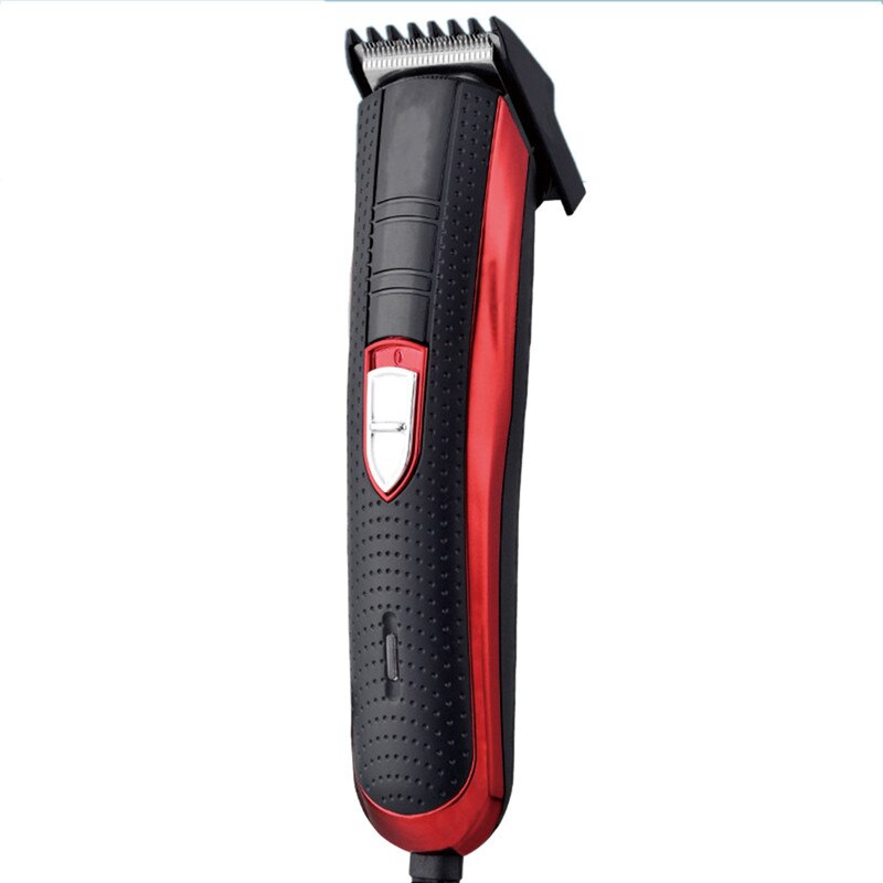 Kemei Electric Hair Clipper Corded Hair Beard Trimmer scissors Barber Cutting Machine Quiet Used for Man and Baby: Black