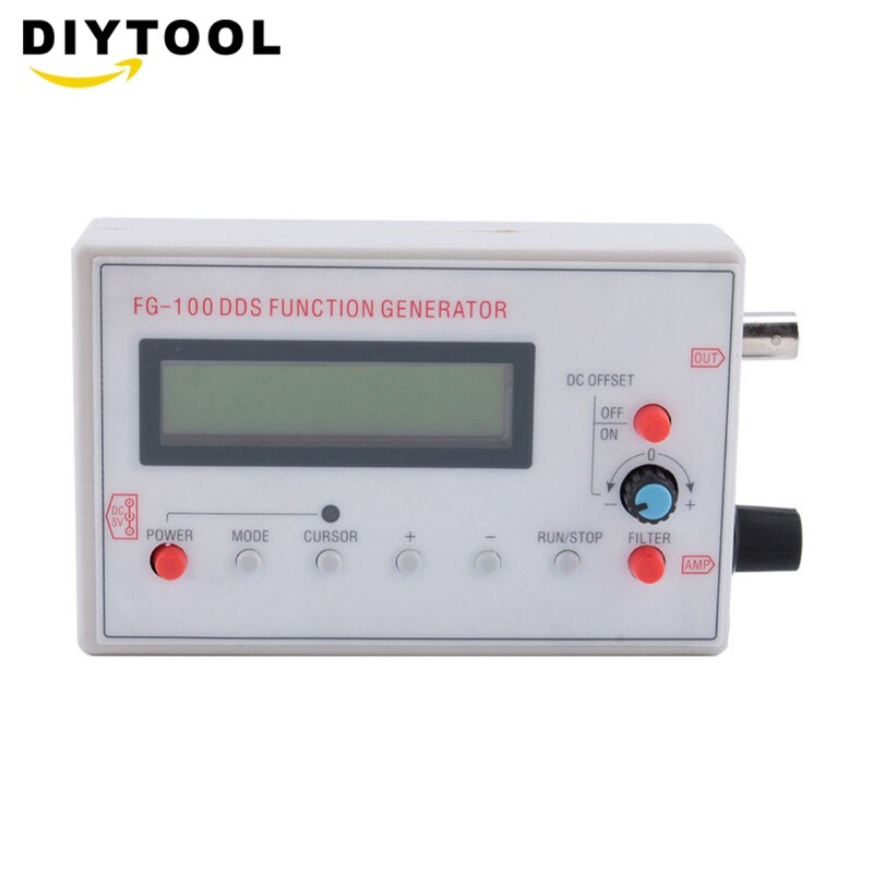 1HZ-500KHZ DDS Functional Signal Generator Signal Source Module Frequency Counter Sine + Square + Triangle + Sawtooth Waveform