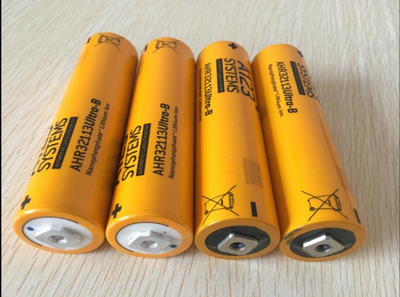 2 stk fremstilling til usa  a123 ahr 32113 lifepo 4 batteri 3.2v 4.4ah 35c genopladelige lithium jernphosphat strømbatterier