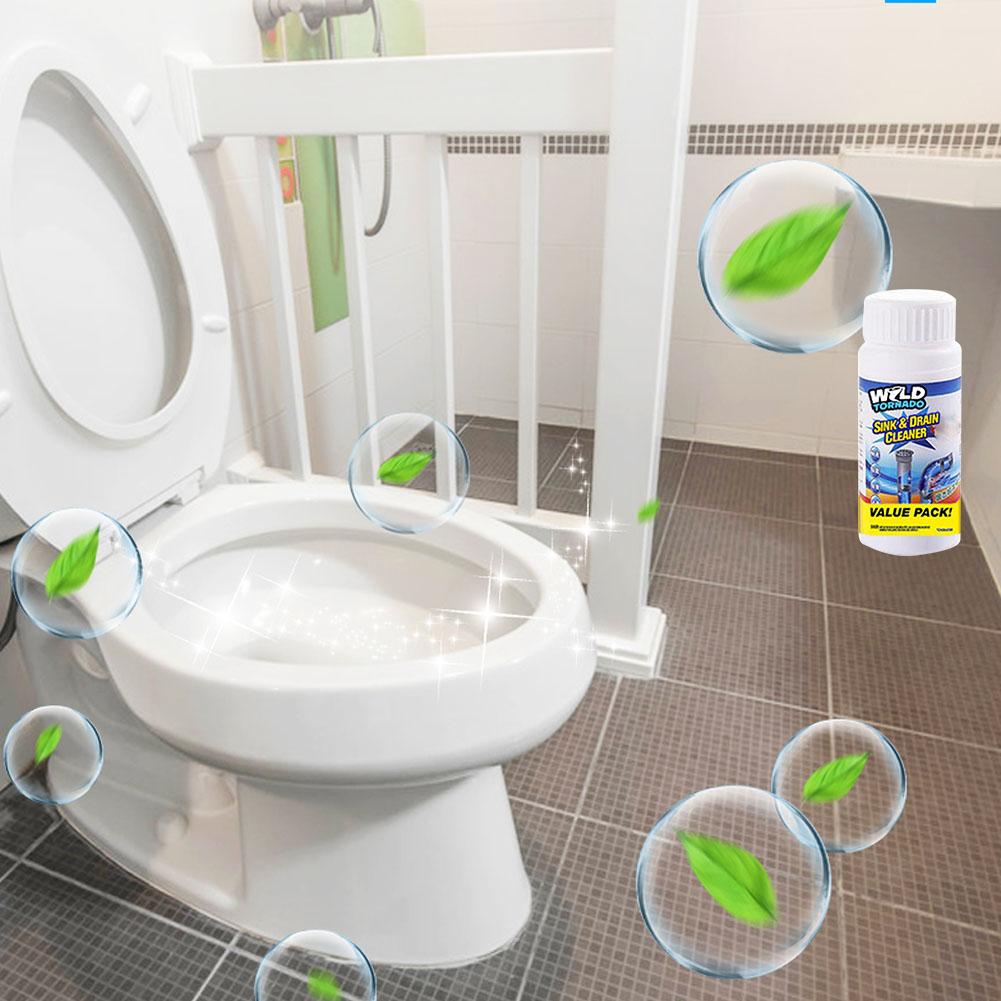 Kraftfuldt røruddybningsmiddel kraftig vask afløbsrenser til køkkenkloak toiletbørste afføring tilstopning rengøringsværktøj