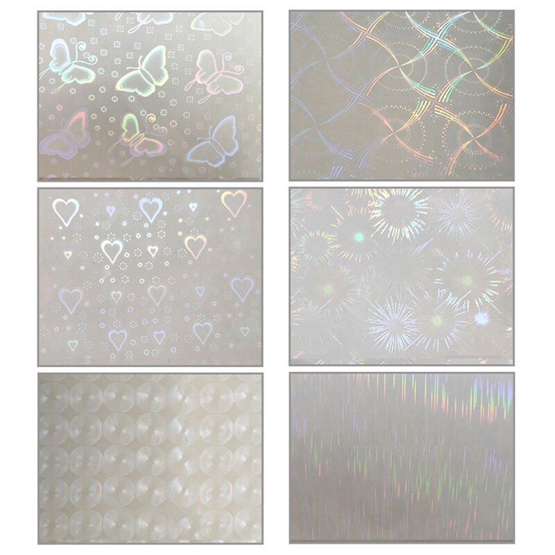 5 ark genomskinlig holografisk overlay laminering vinyl  a4 storlek självhäftande laminat vattentätt vinyl klistermärkepapper