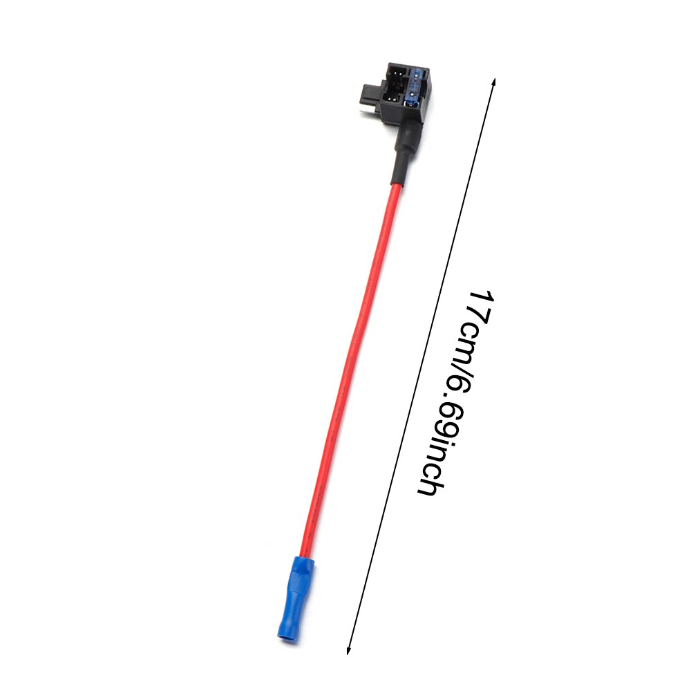 5 stk. legg til en krets sikringsventil bil mini mikroblad sikringsholder 12v lavprofil holder adapter sett biltilbehør