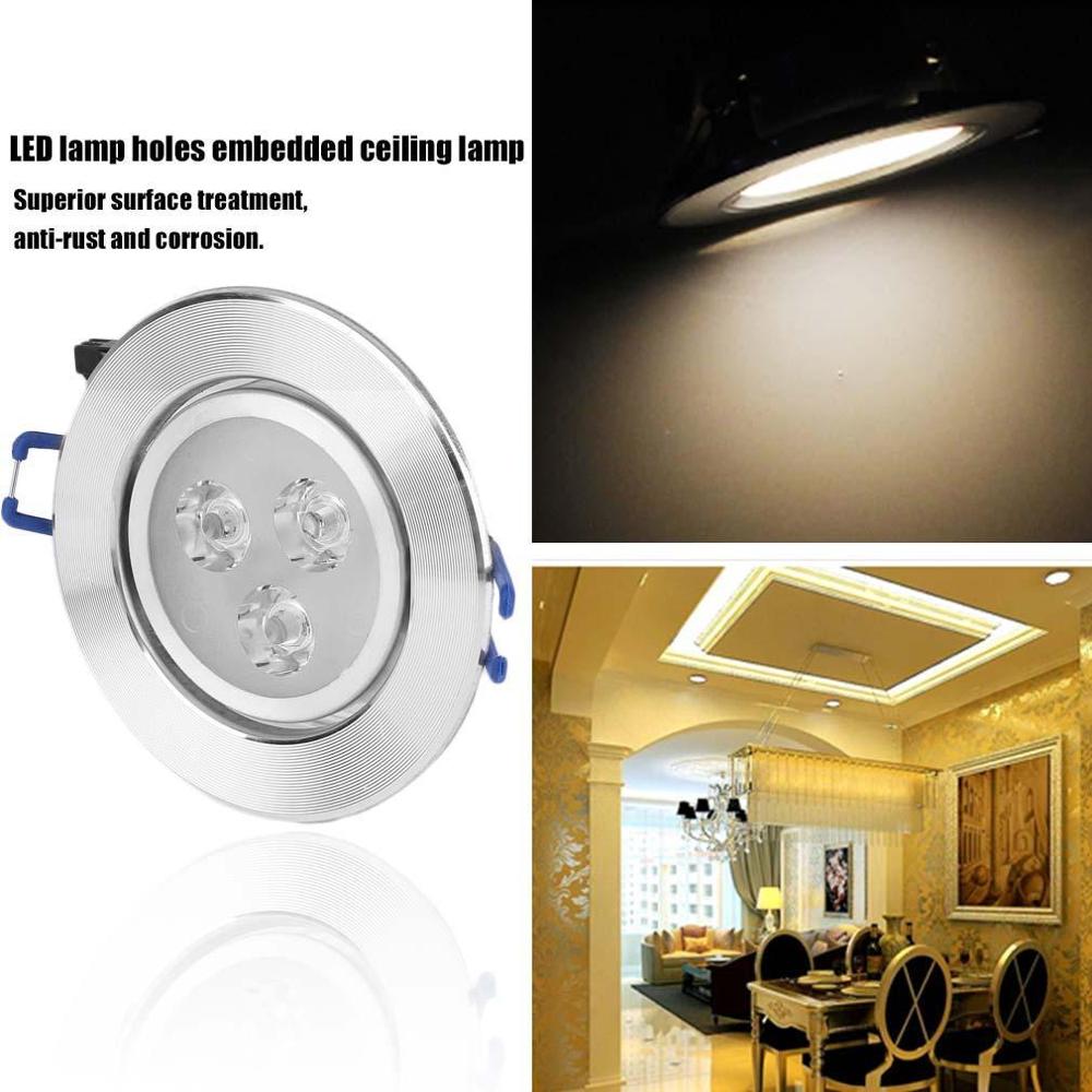 3W LED Geoptimaliseerde Verzonken Plafond Downlight Spot Light Waterdicht Badkamer Plafond Verborgen Downlight Ultra-dunne Licht: Default Title