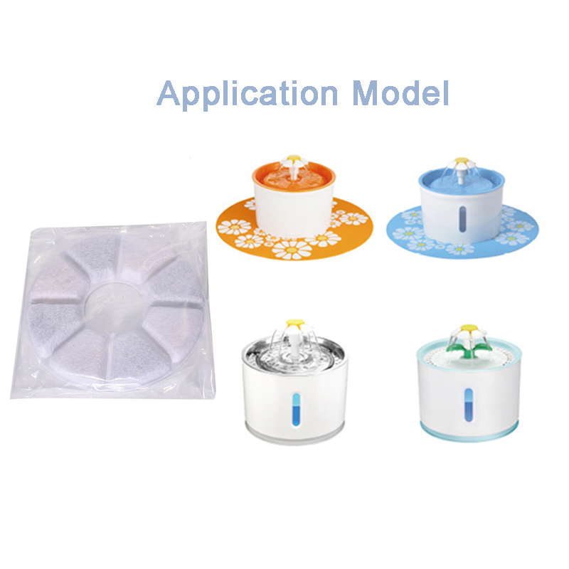 Cat Water Fountain Replacement Filter Pet Activated Carbon Filters Automatic Pet Drinking Fountain Dog Water Dispenser Pack