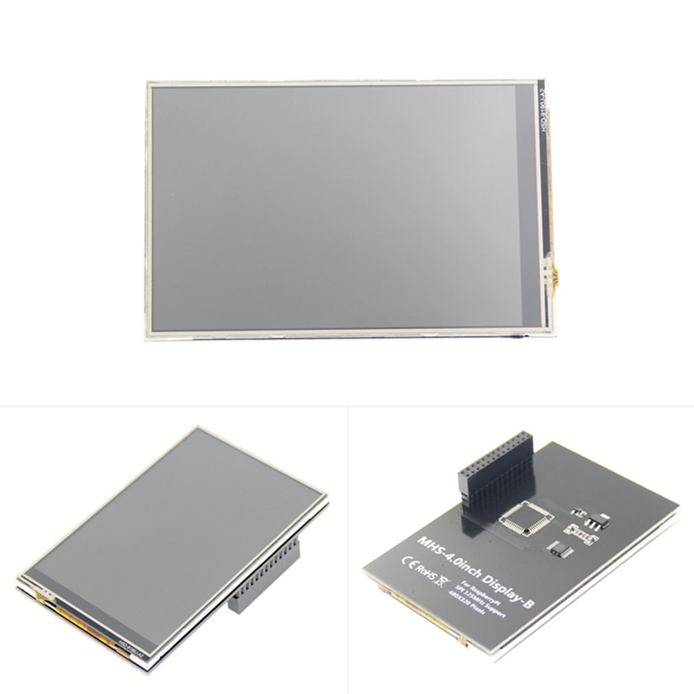 Touch Screen Spi 800X480 4 Inch Display Module 800*480 Ips Touchscreen Voor Raspberry Pi 4 Model B 3B +/3B/2B/B +