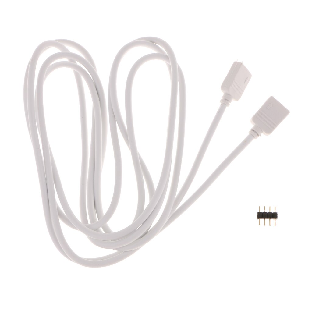 1m/2m/3m/5m 4-Pin Extension Cable Wire Connector for 5050/3528 LED Strip Light Ribbon Tape